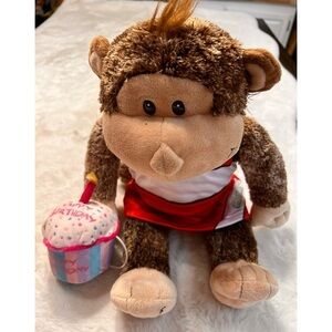 Build A Bear monkey cheer and birthday plush lot
